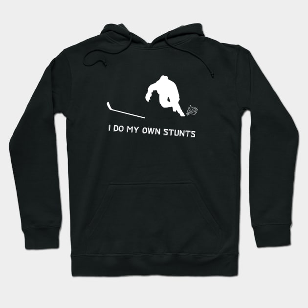 I Do My Own Stunts Inline Hockey Hoodie by teebest